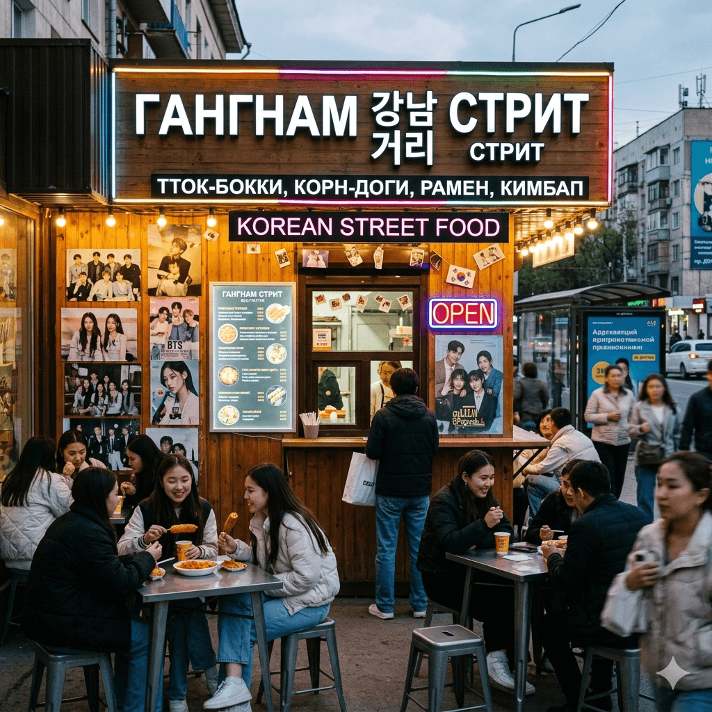 ГАНГНАМ СТРИТ - кафе корейской street-food кухни